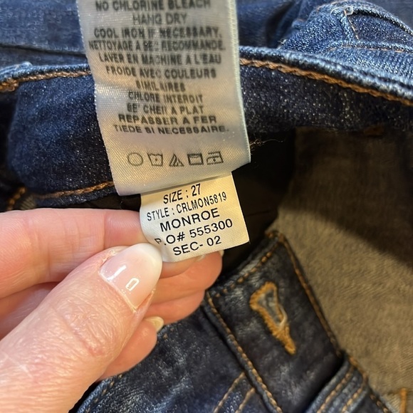 Joe's Jeans Dark Blue Ankle Cropped - Picture 8 of 10